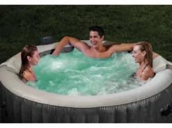 Intex Pure Spa Greywood Deluxe Opblaasbare Spa - 4 Persoons -Opblaasbare Jacuzzi Verkoop 28442 inuse3 2020 300 1