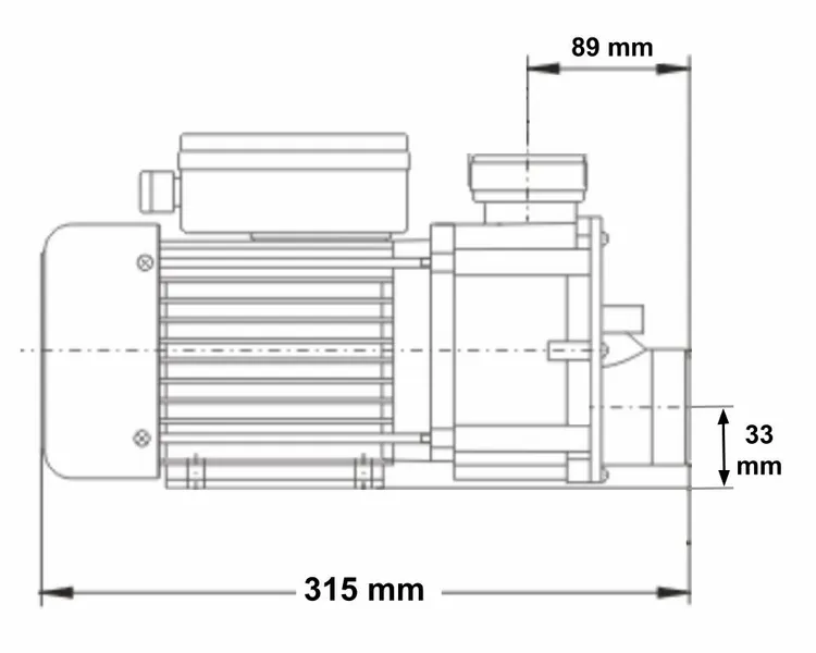 LX JA35 Spa Circulatiepomp 0,33 PK 10 LX JA35 Spa Circulatiepomp 0,33 PK - Afbeelding 8