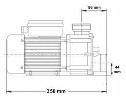 LX JA75 Spa Circulatiepomp 0,75 PK -Opblaasbare Jacuzzi Verkoop 3584.2 1