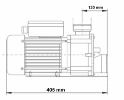 LX JA200 Spa Massagepomp 2 PK - 1 Speed -Opblaasbare Jacuzzi Verkoop 3593.2