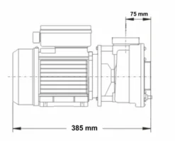 LX LP200 Spa Massagepomp 2 PK - 1 Speed -Opblaasbare Jacuzzi Verkoop 3765.2 1