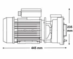 LX WP250 Spa Massagepomp 2,5 PK - 2 Speed -Opblaasbare Jacuzzi Verkoop 3770.22
