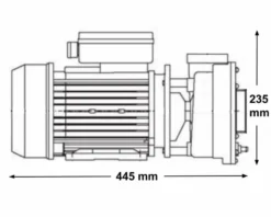LX WP300 Spa Massagepomp 3 PK - 2 Speed -Opblaasbare Jacuzzi Verkoop 3771.2bis 1