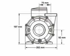 LX WP300 Spa Massagepomp 3 PK - 2 Speed -Opblaasbare Jacuzzi Verkoop 3771.3 1