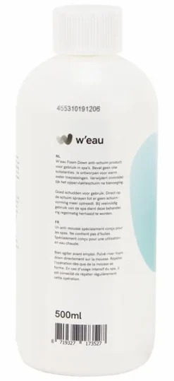 W'eau Foam Down Ontschuimingsmiddel - 500 Ml -Opblaasbare Jacuzzi Verkoop 789 2 1