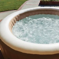 Intex Pure Spa Bubble Therapy Opblaasbare Spa - 6 Persoons -Opblaasbare Jacuzzi Verkoop beige2