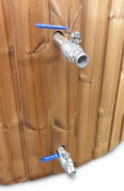 Houtgestookte Hottub Met Filteraansluiting - 6-8 Personen - Wit -Opblaasbare Jacuzzi Verkoop connenctions of filtration 1 1