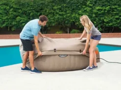 Intex Pure Spa Isolerende Beschermhoes - Ø 196 Cm -Opblaasbare Jacuzzi Verkoop intex afdekhoes3