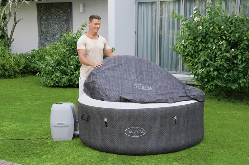 Bestway Lay-Z Spa Havana AirJet Opblaasbare Spa - 4 Persoons - Afbeelding 7