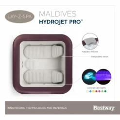 Bestway Lay-Z Spa Maldives HydroJet Pro Opblaasbare Spa - 7 Persoons -Opblaasbare Jacuzzi Verkoop maldives spa